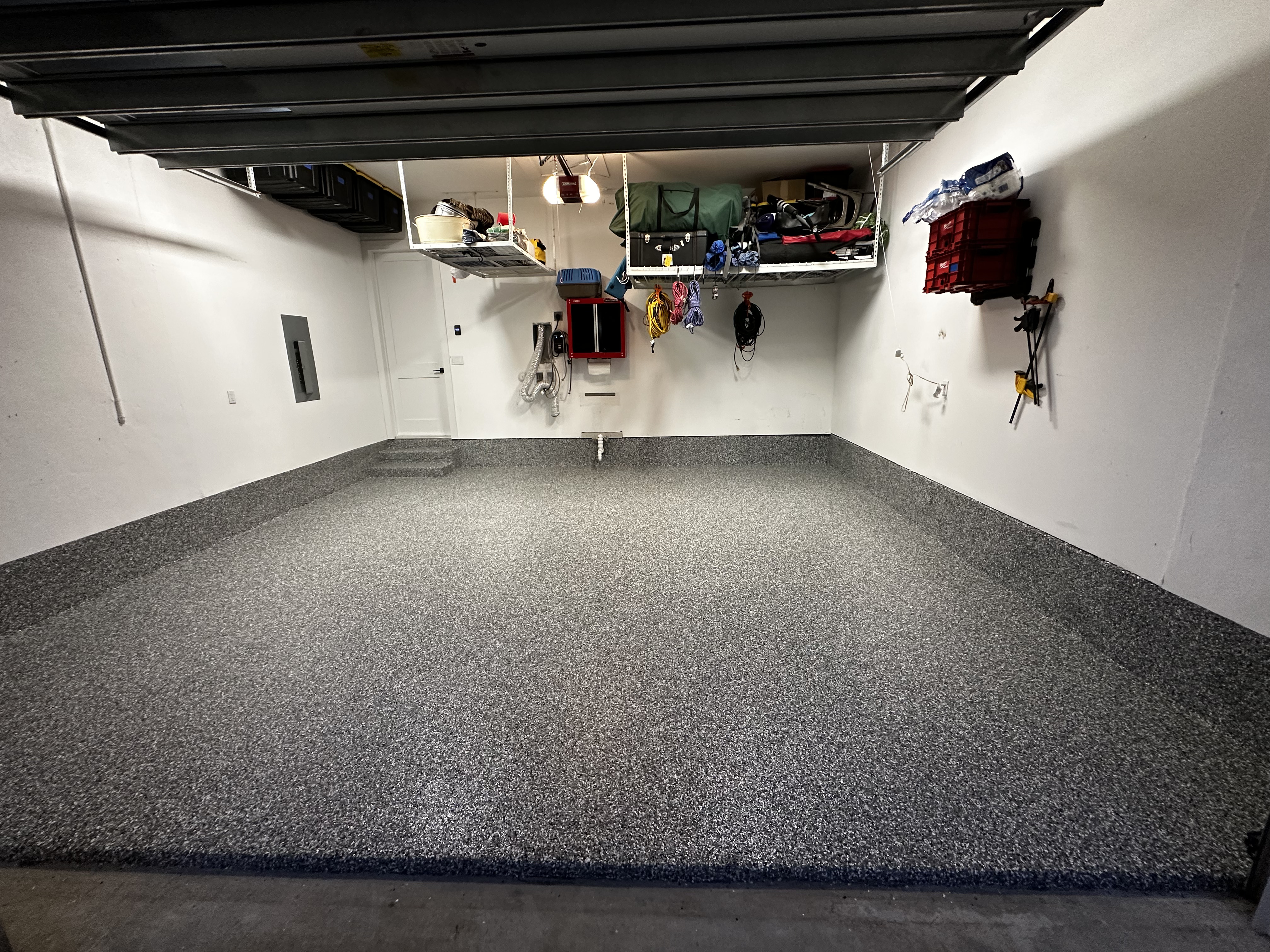 Flake coating — finished surface detail