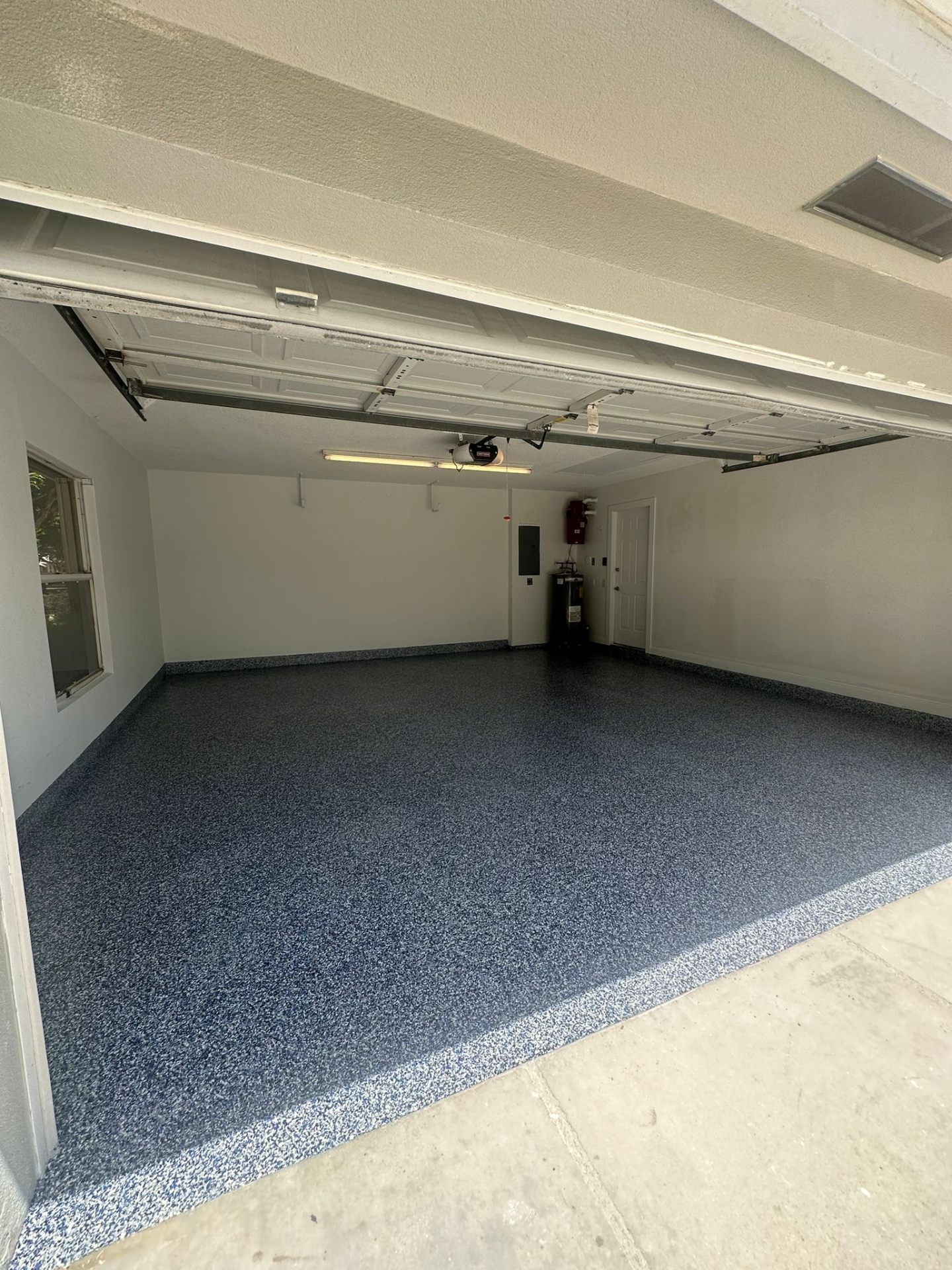 Premium flake system — completed install